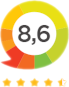 Kiyoh waardering van 8,6